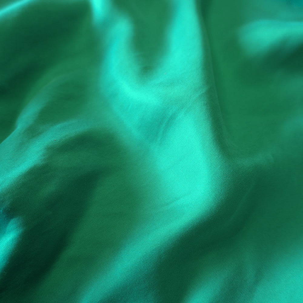 1180-Sanded Cupro viscose twill - Emerald green image 0