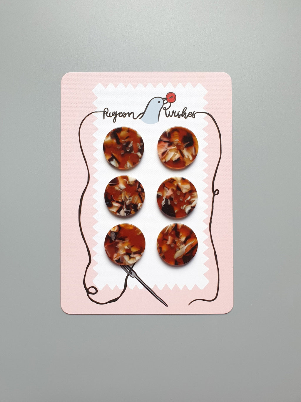 Chai Latte Button Set (10mm, 15mm, 20mm, 25mm)