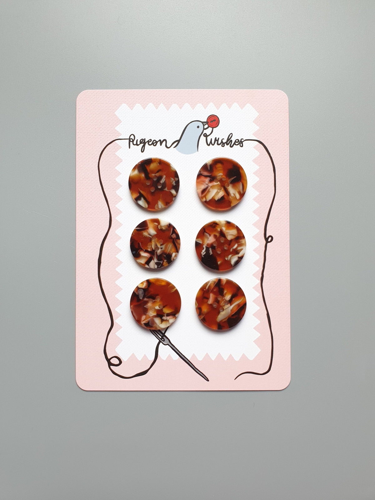 Chai Latte Button Set (10mm, 15mm, 20mm, 25mm)