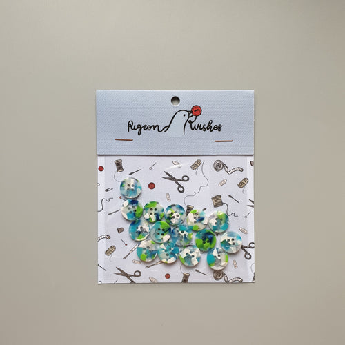 April Showers Button Set (10mm, 15mm, 25mm)