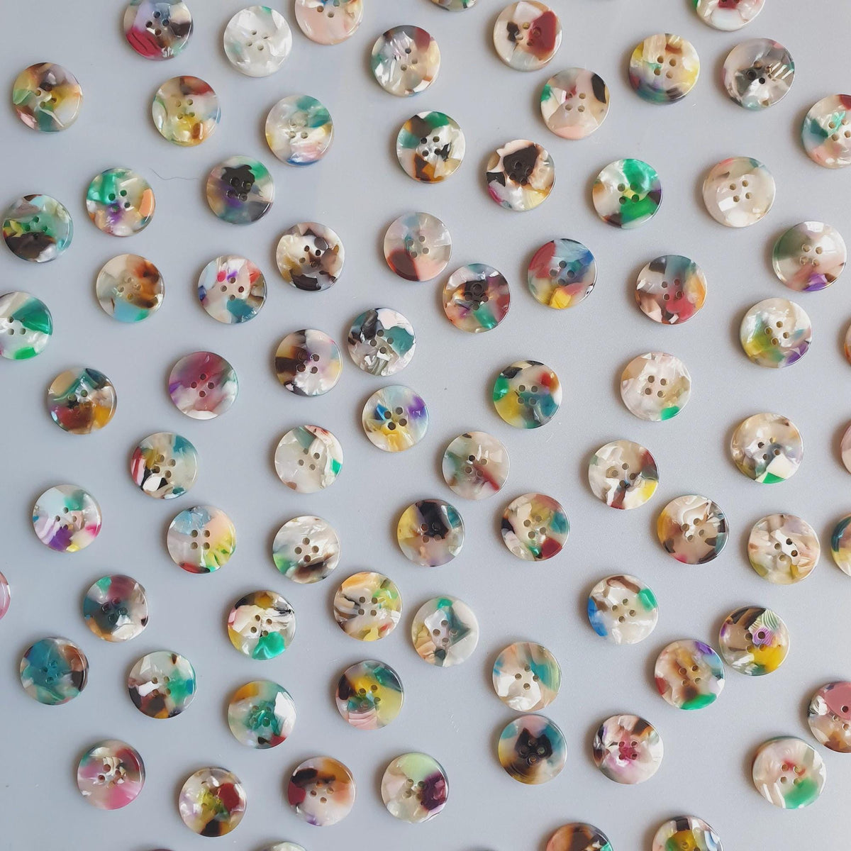 Painterly Button Set (10mm, 15mm, 20mm, 25mm, 35mm)