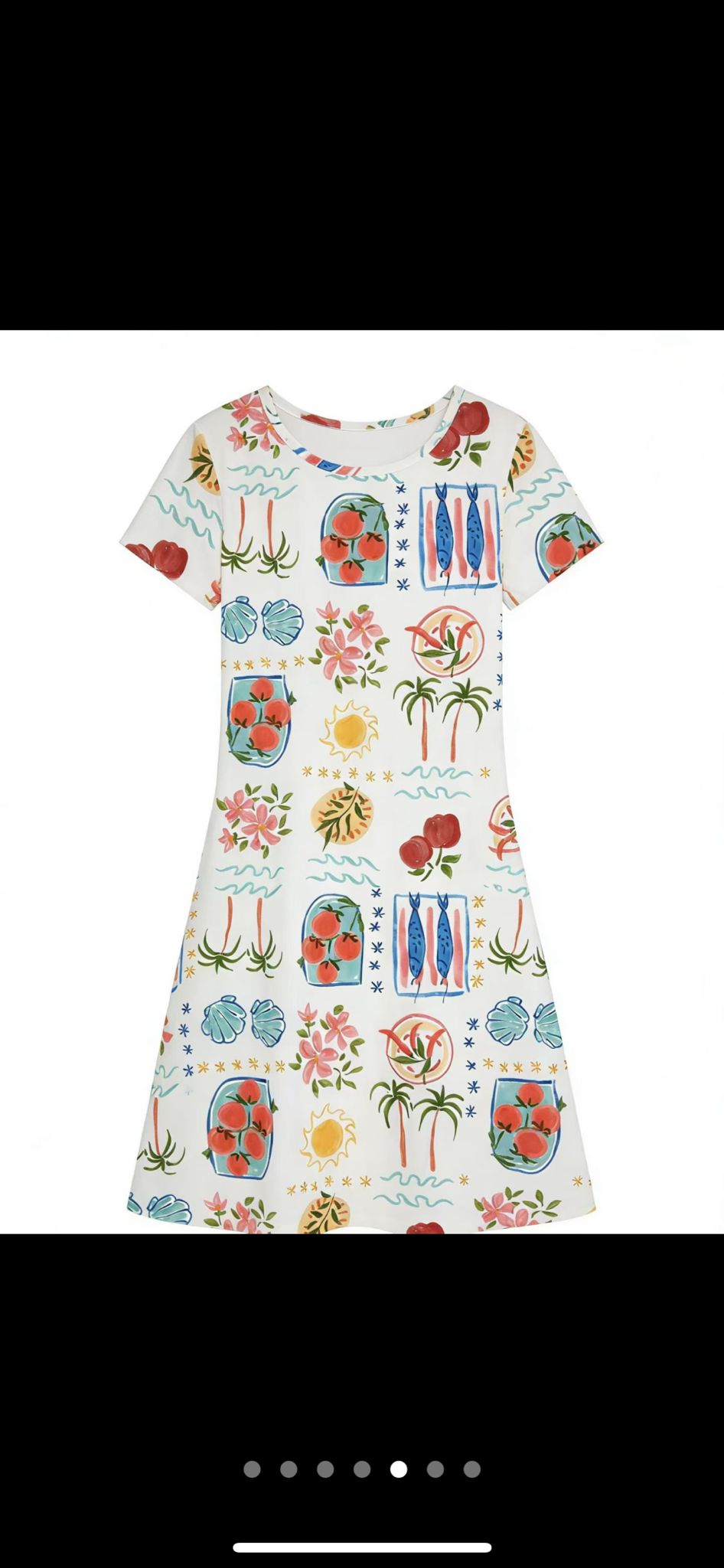 Mediterranean Summer Seaside Viscose Print - Isla Botanica image 10
