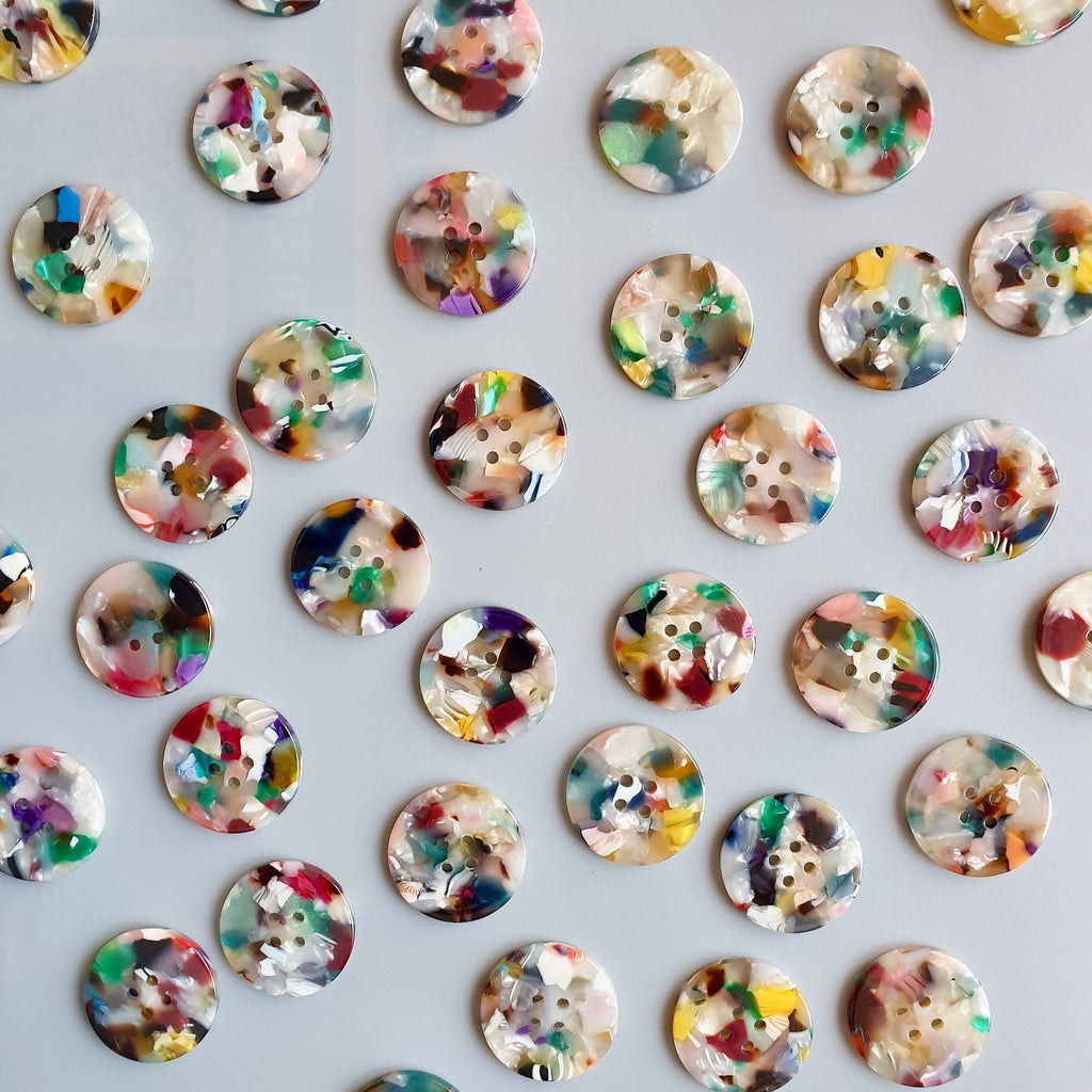 Painterly Button Set (10mm, 15mm, 20mm, 25mm, 35mm)
