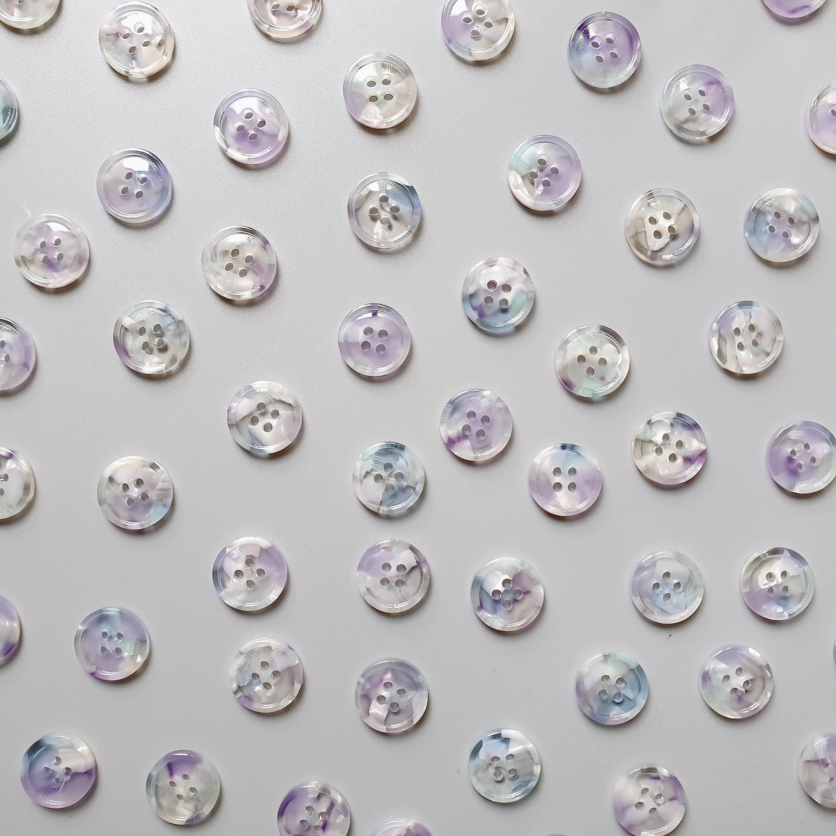 Lavender Moon button set (17mm Cardigan size)