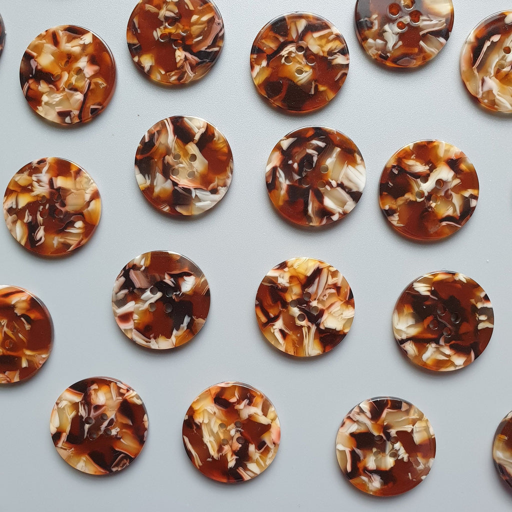 Chai Latte Button Set (10mm, 15mm, 20mm, 25mm)