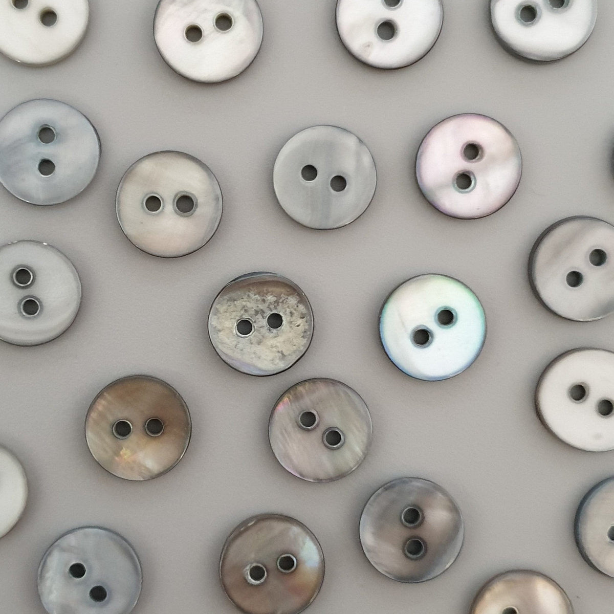 Moon Flint Button Set (13mm shirting size)
