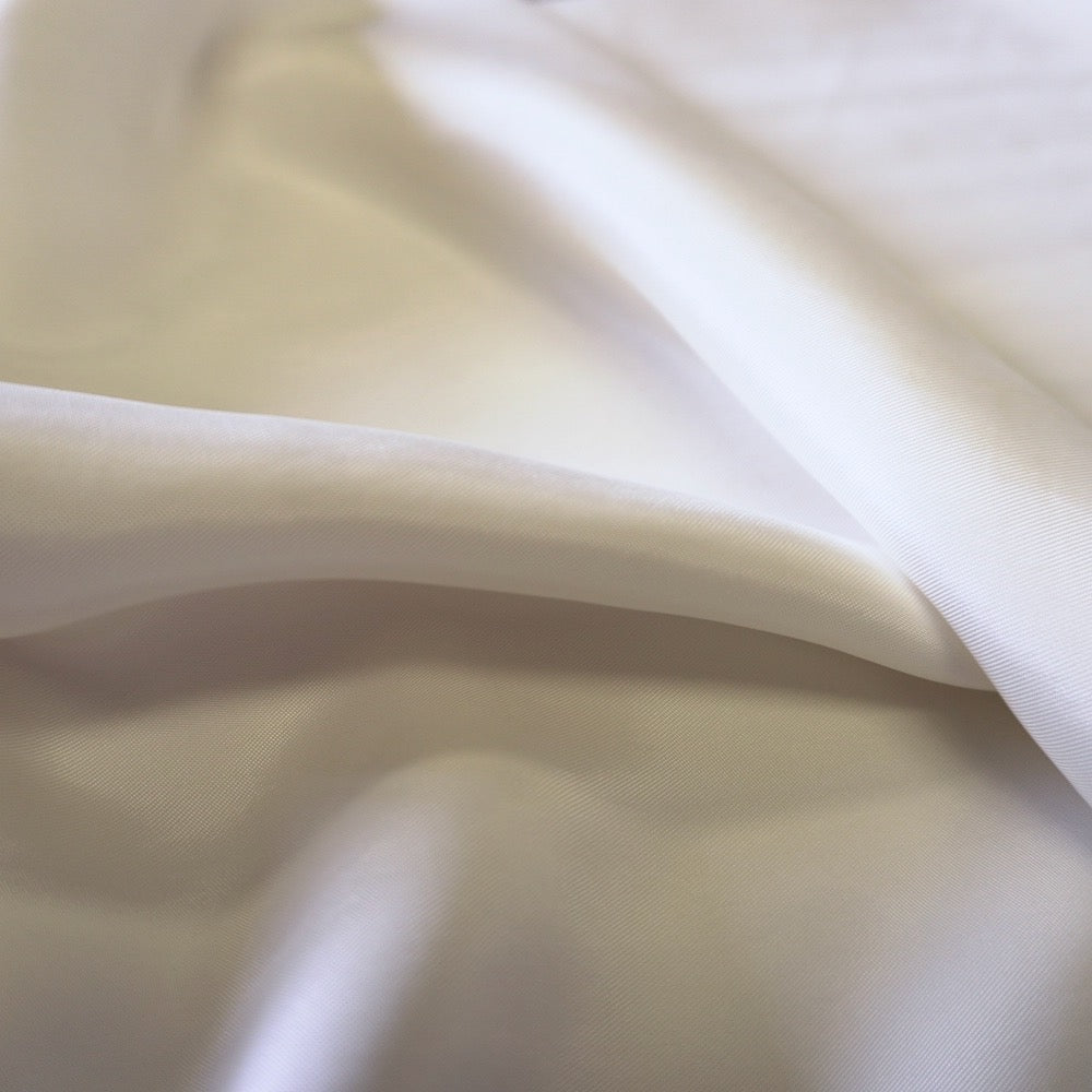 1230-Viscose silk satin #1 pearl white image 1