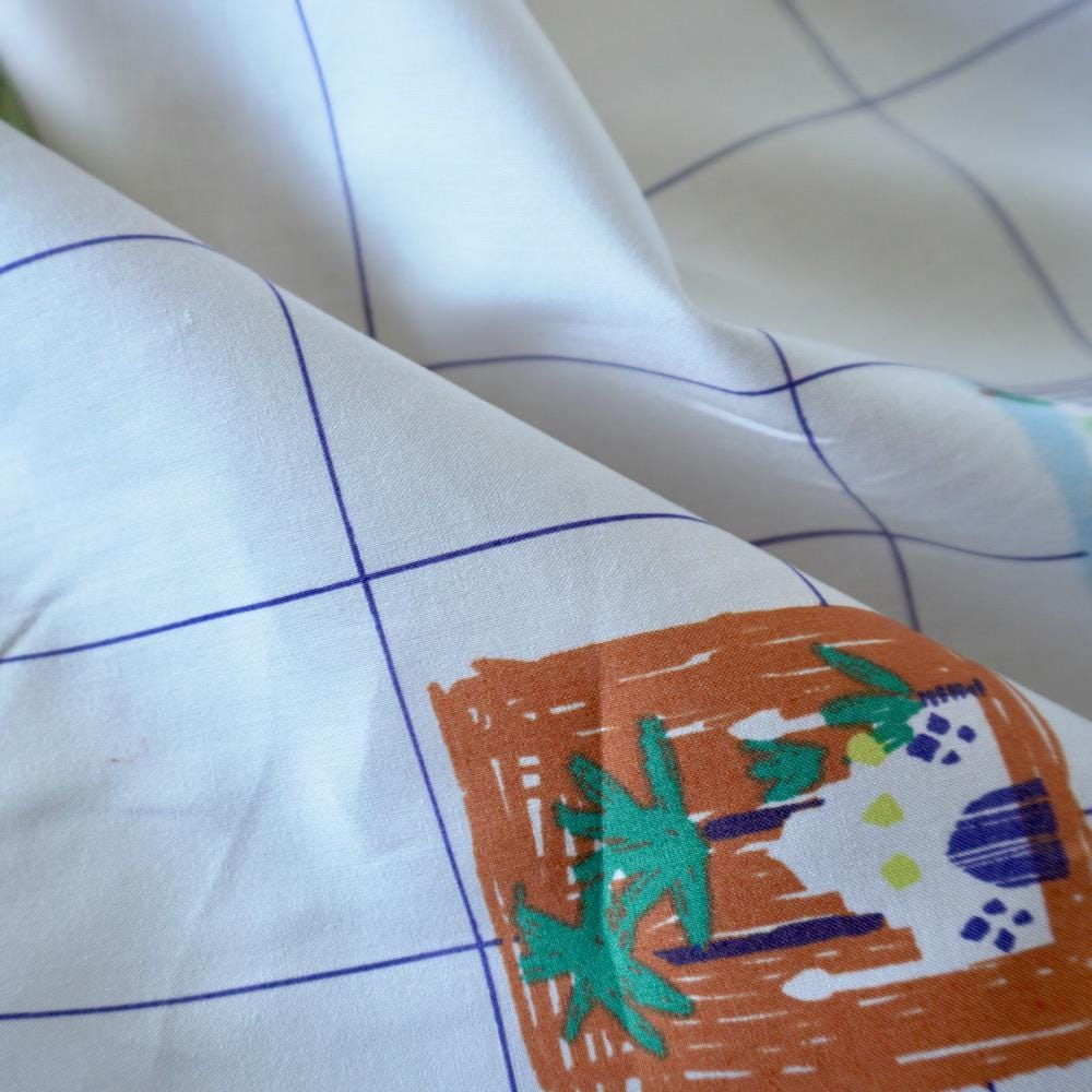 I'm Not a Camel - Grid Cotton Poplin Fabric image 9