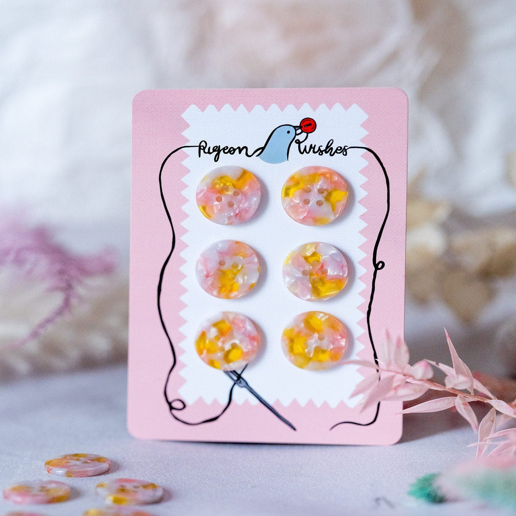 Fanciful Button Set (10mm, 15mm, 20mm, 25mm)