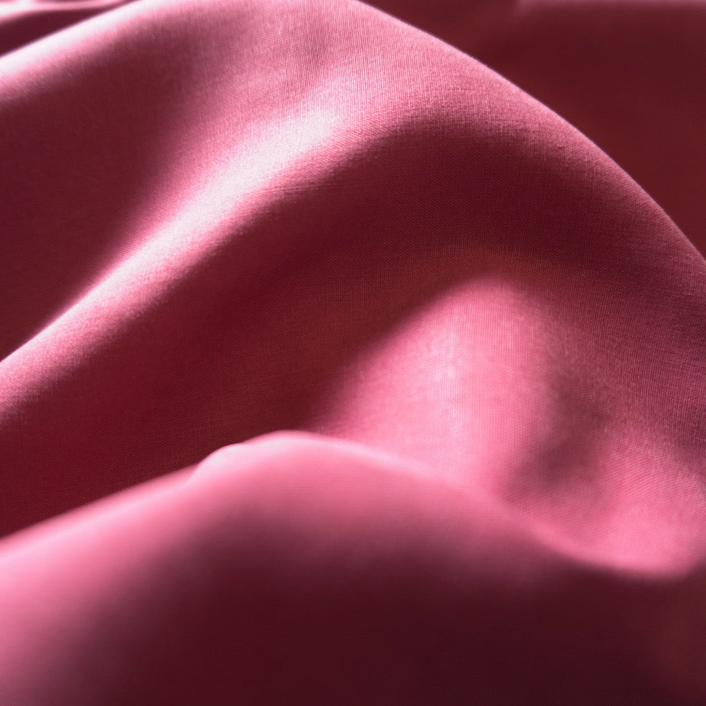Soft Lyocell Plain Weave Fabric - Burgundy Red
