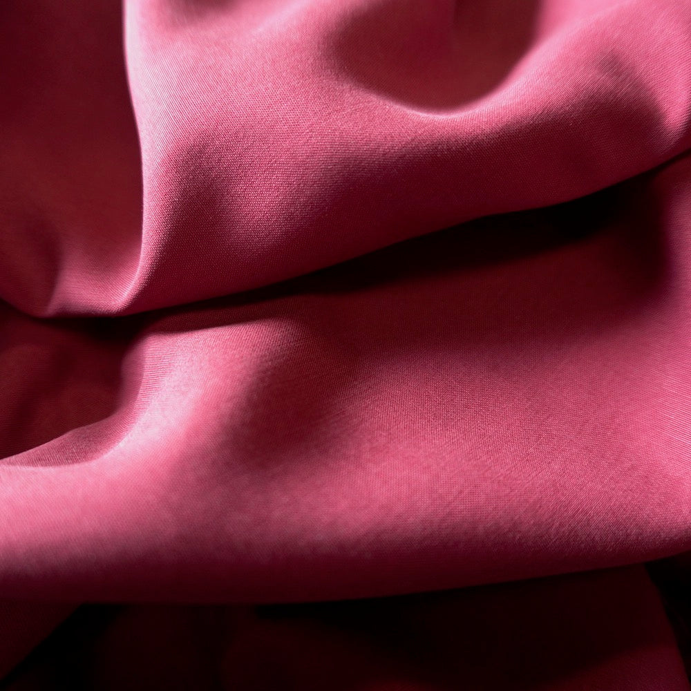 Soft Lyocell Plain Weave Fabric - Burgundy Red