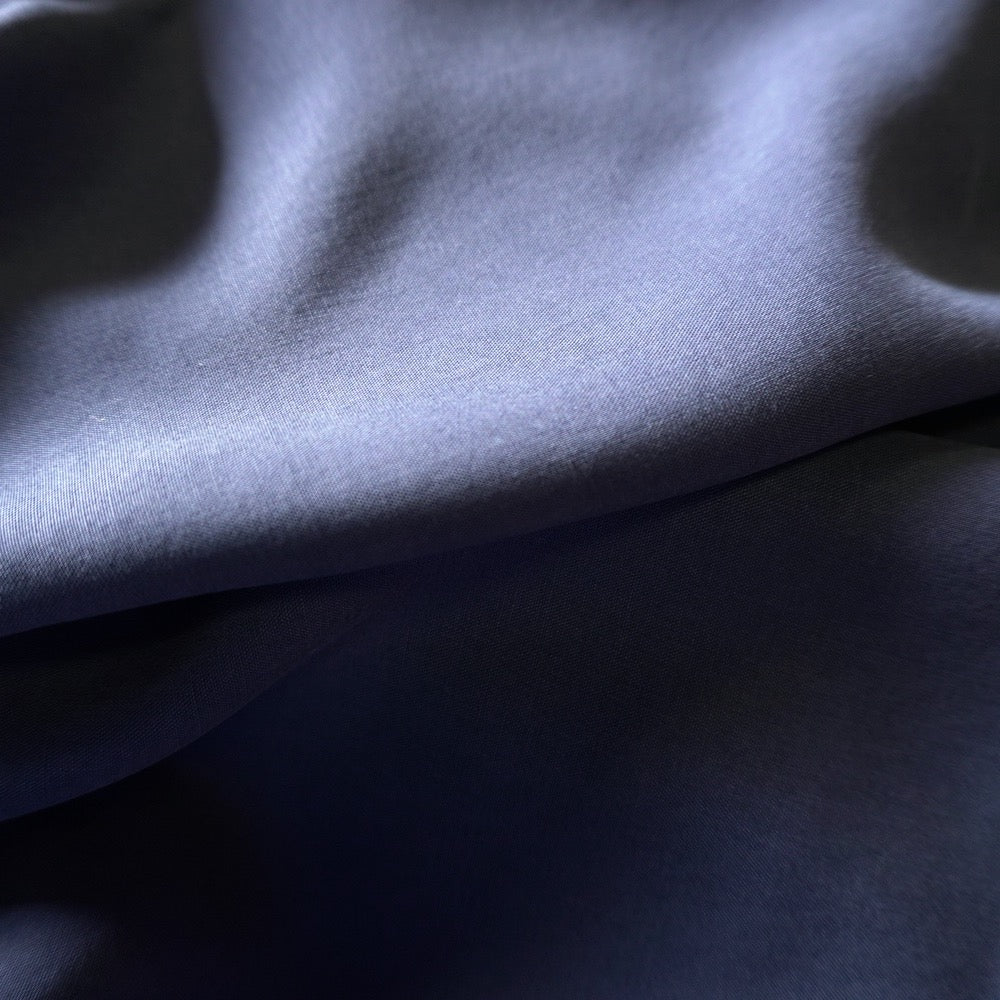 Soft Lyocell Plain Weave Fabric - Navy