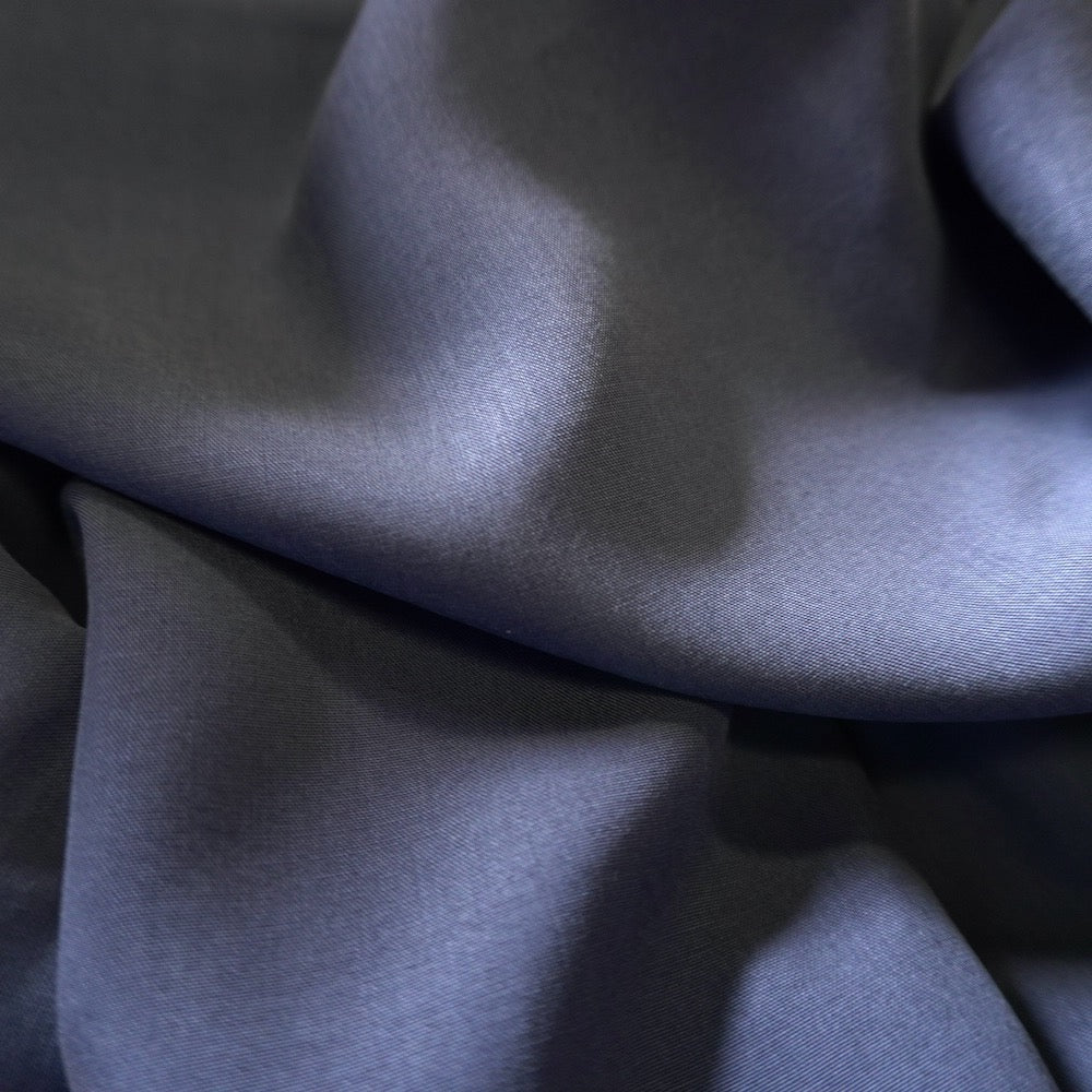 Soft Lyocell Plain Weave Fabric - Navy