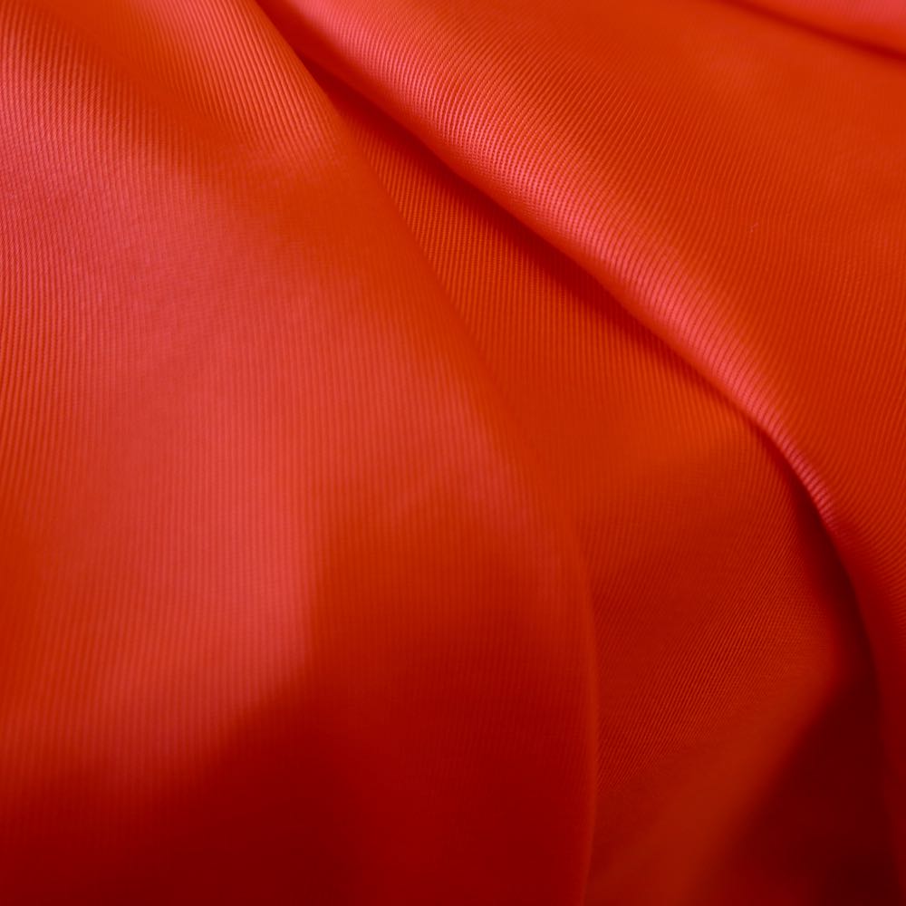 1064 Sanded Lyocell Lyocell Twill Fabric Bright Red - Drapey, Floaty, Smooth
