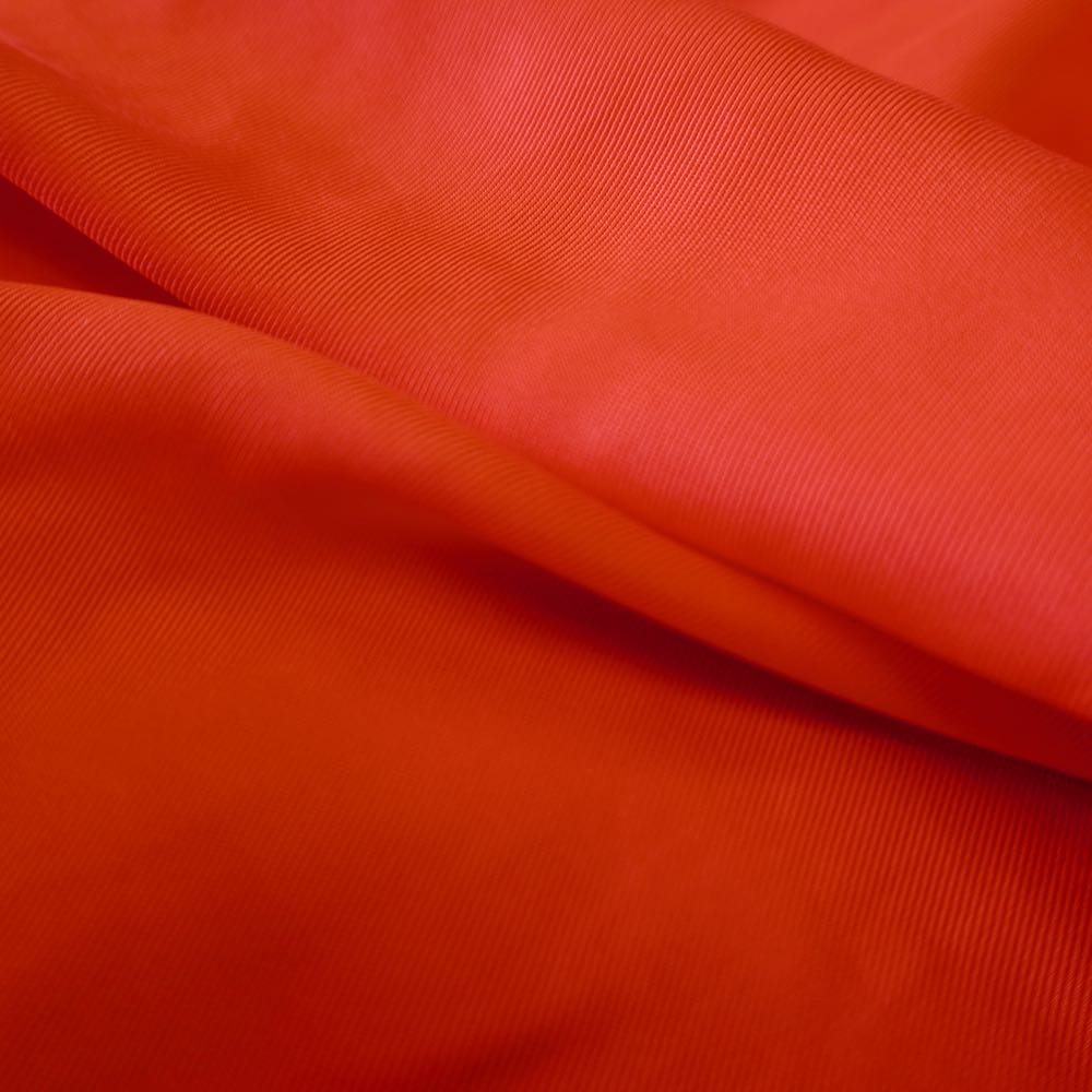 1064 Sanded Lyocell Lyocell Twill Fabric Bright Red - Drapey, Floaty, Smooth