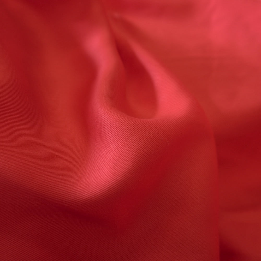 Lyocell Twill Fabric - Big red