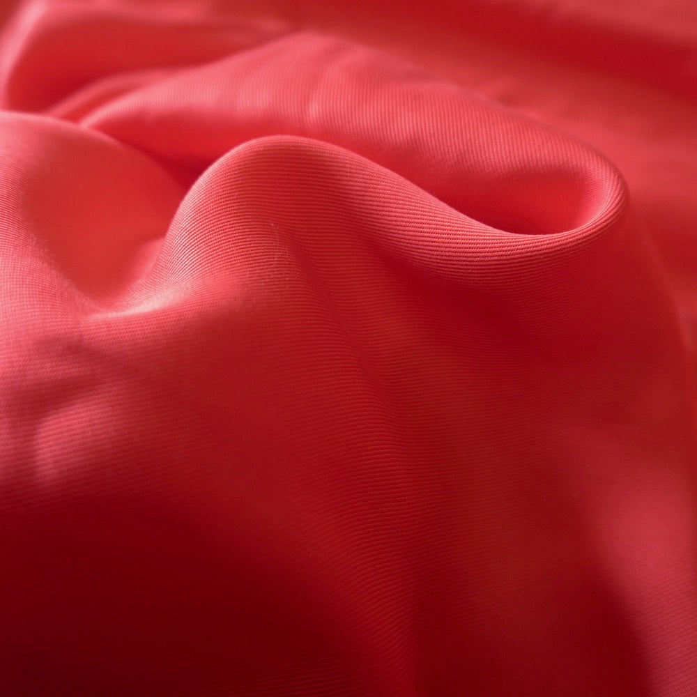Lyocell Twill Fabric - Big red