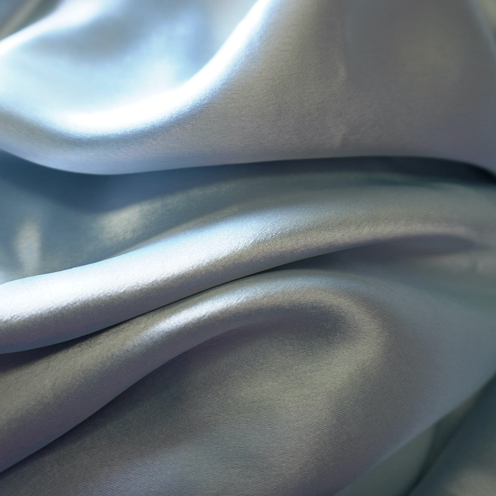3008 Heavy Weight Trio Acetate Satin - Metallic blue