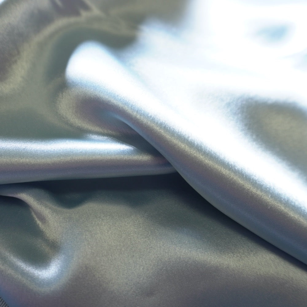 3008 Heavy Weight Trio Acetate Satin - Metallic blue