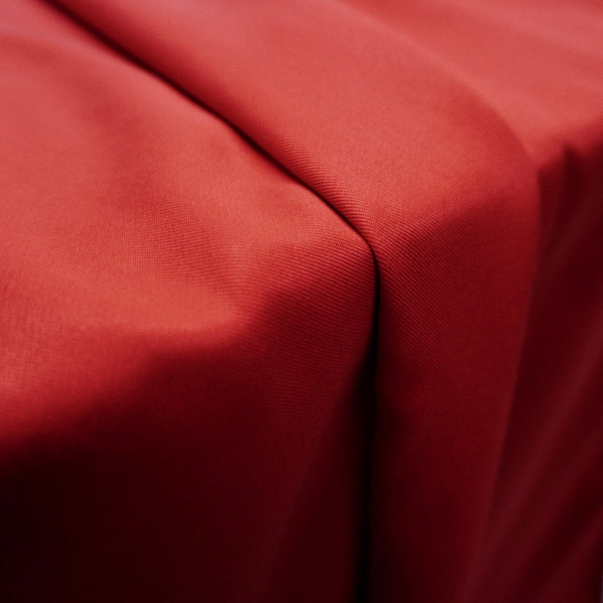 Sand Washed Lyocell Twill fabric - Carmine Red