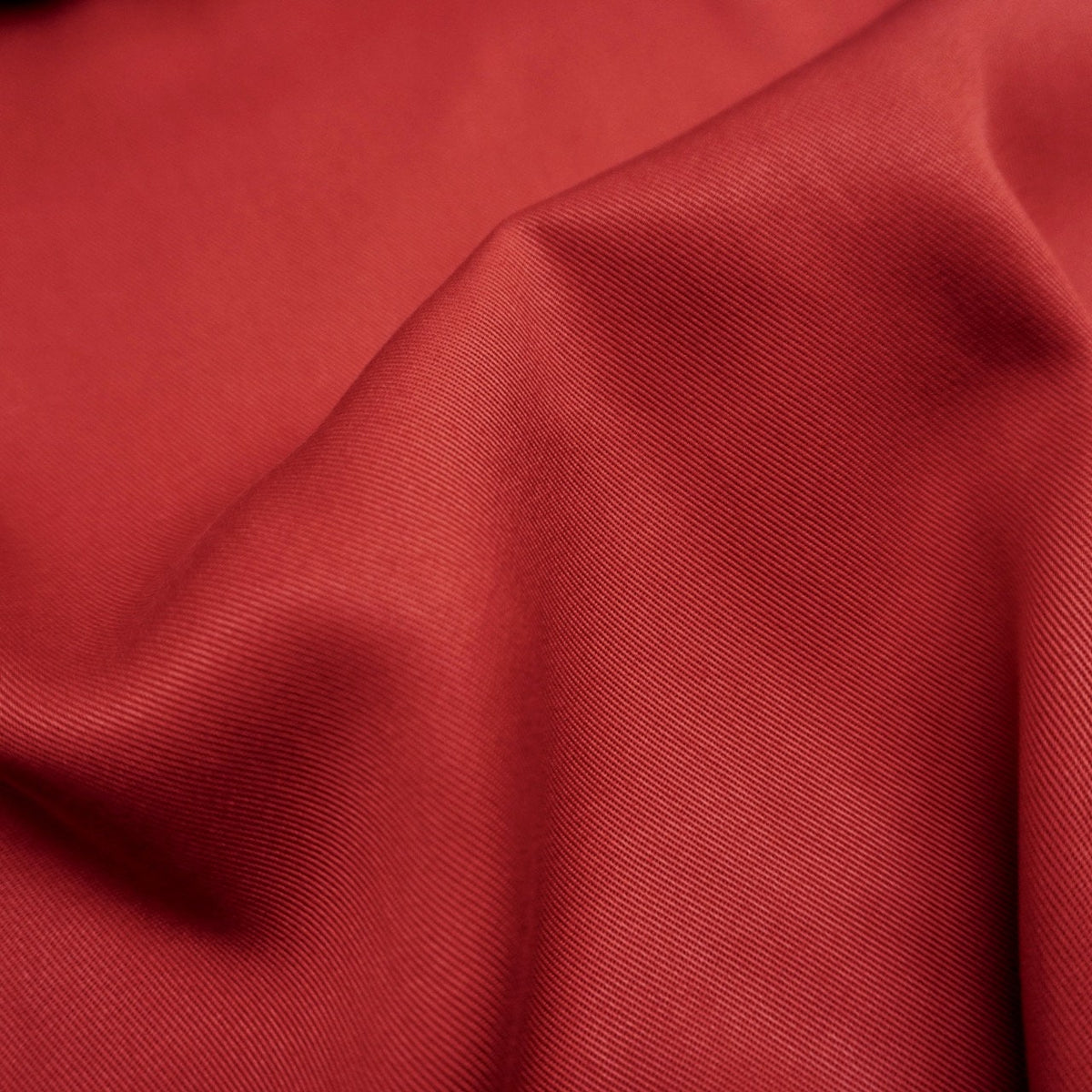 Sand Washed Lyocell Twill fabric - Carmine Red
