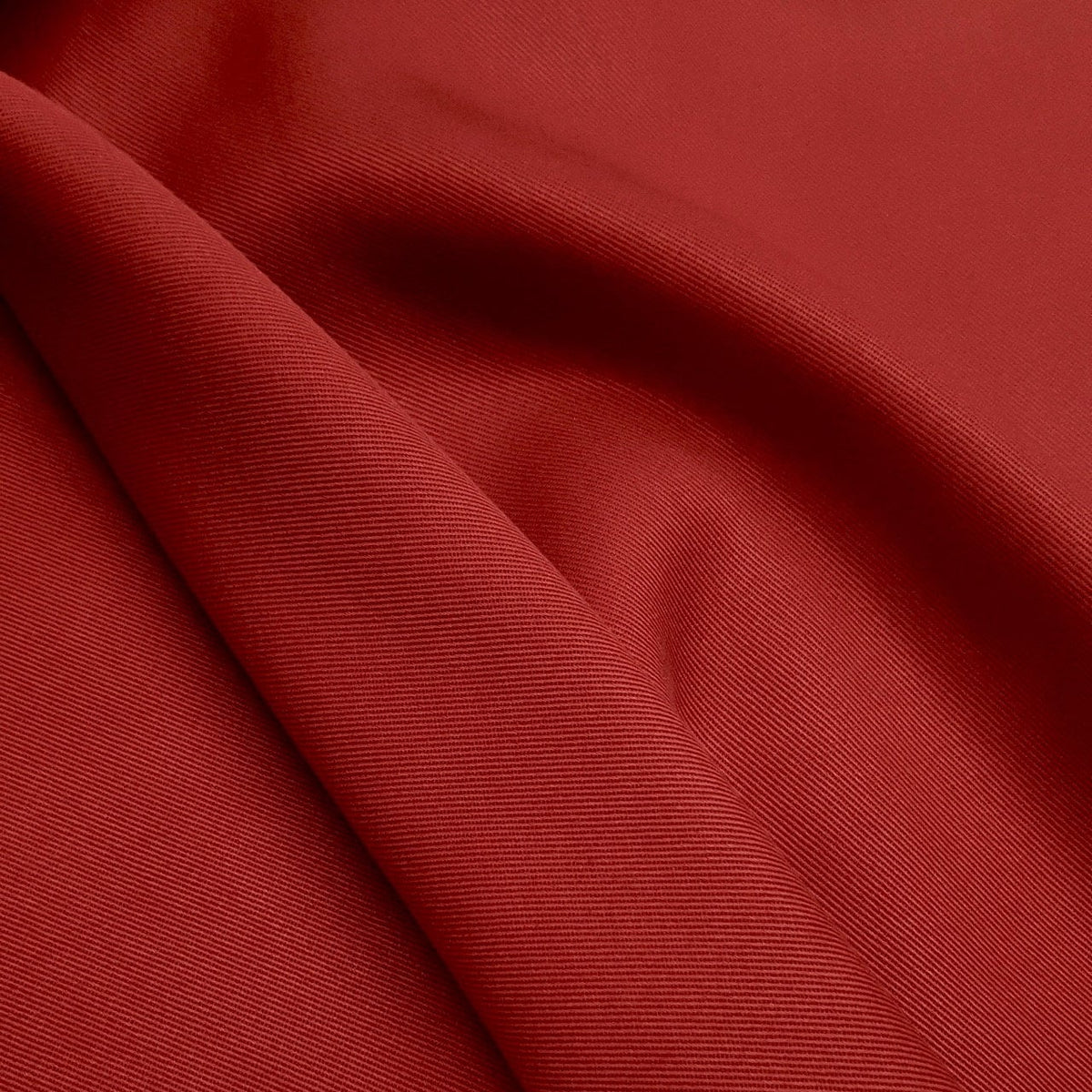 Sand Washed Lyocell Twill fabric - Carmine Red