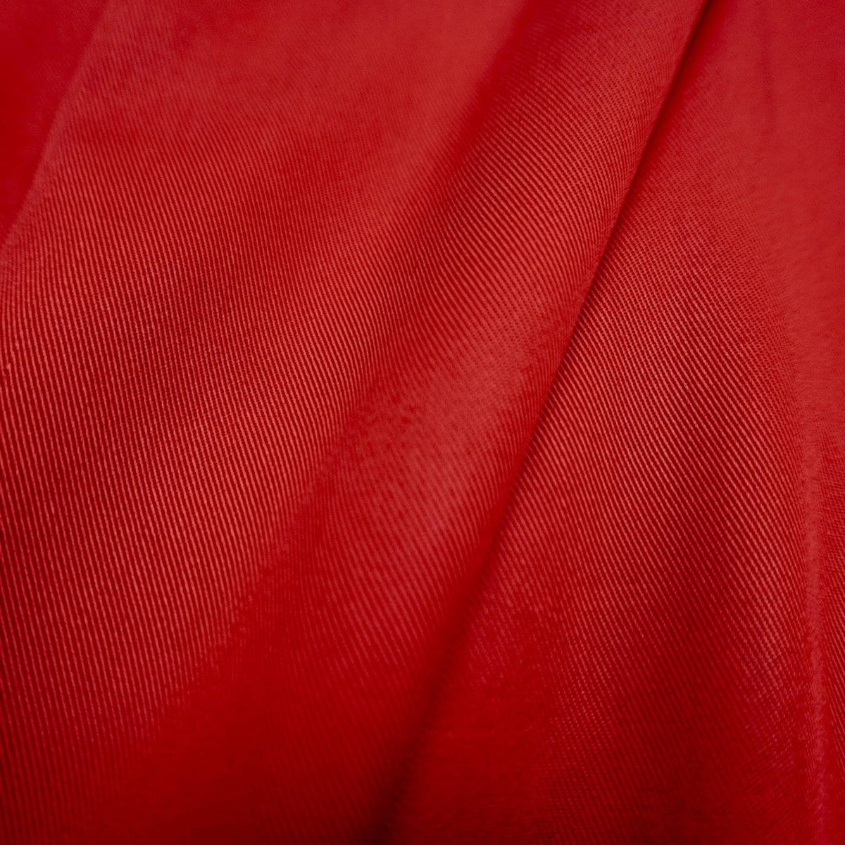 Sand Washed Lyocell Twill fabric - Carmine Red
