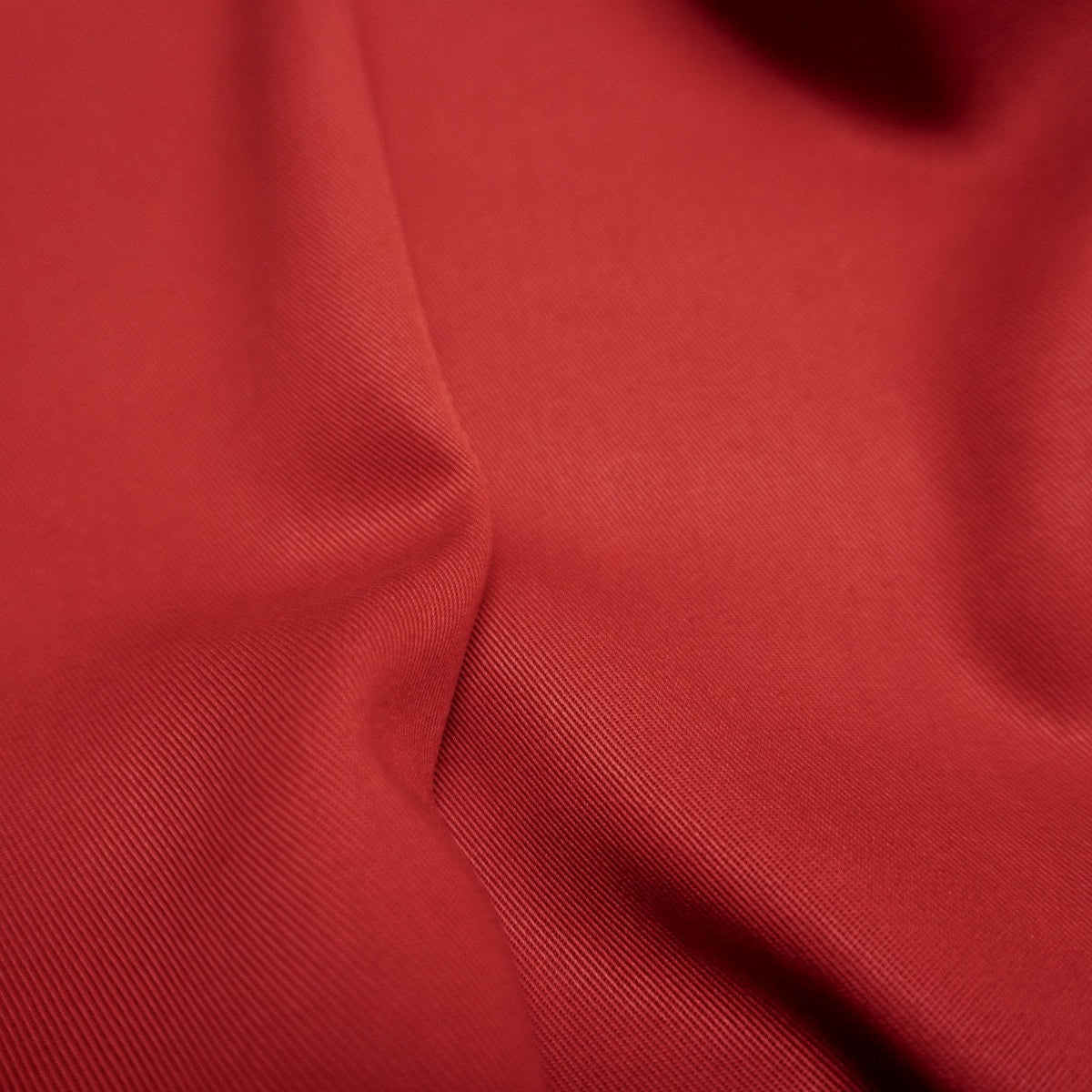 Sand Washed Lyocell Twill fabric - Carmine Red