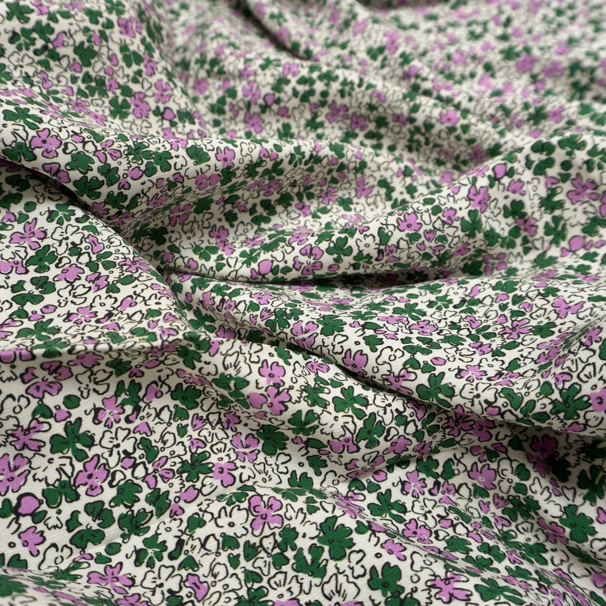Ditsy floral - Reine Ecovero Slub