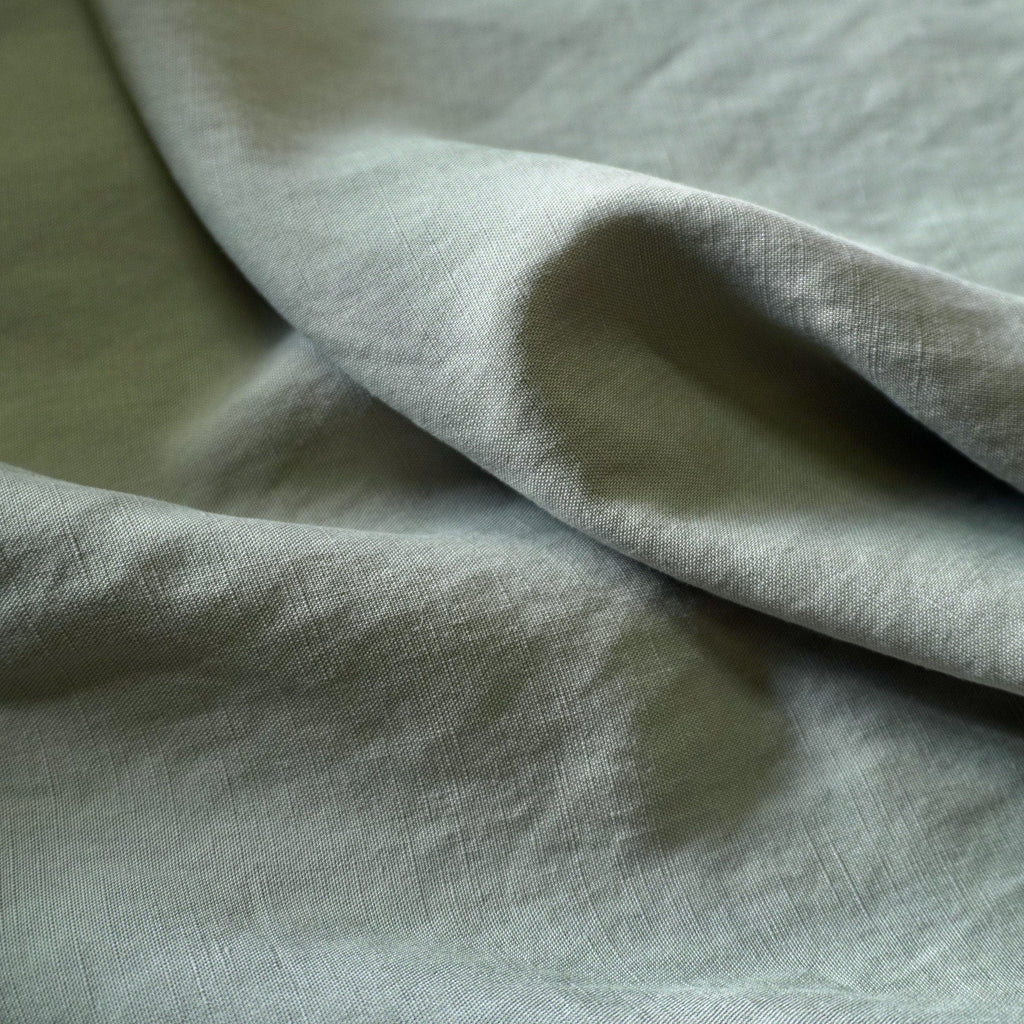 Sand washed Lyocell linen - Sage