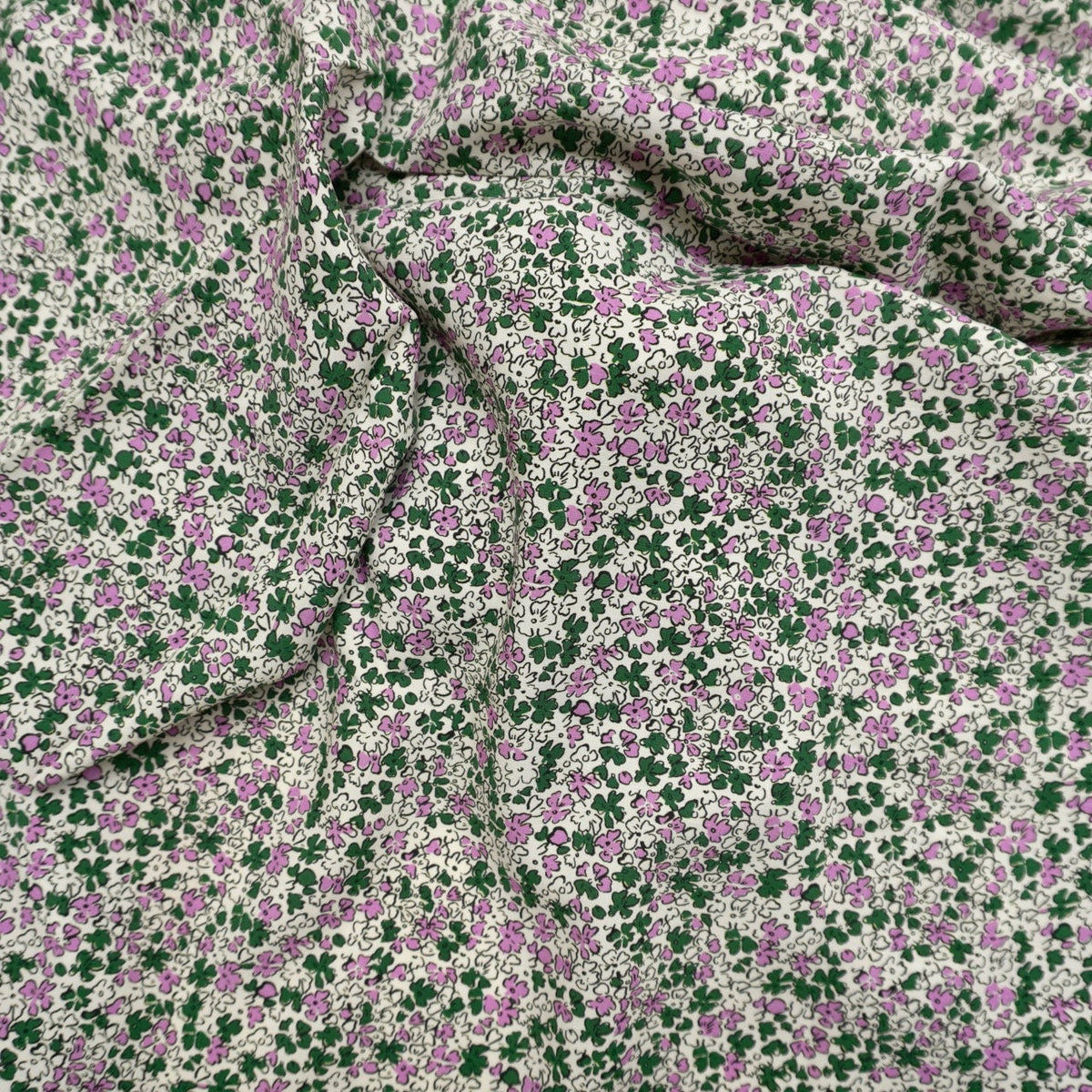 Ditsy floral - Reine Ecovero Slub