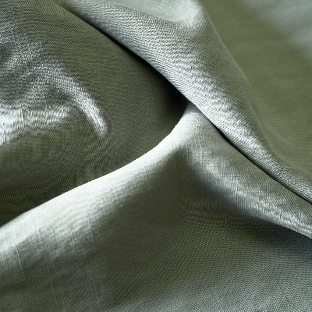 Sand washed Lyocell linen - Sage