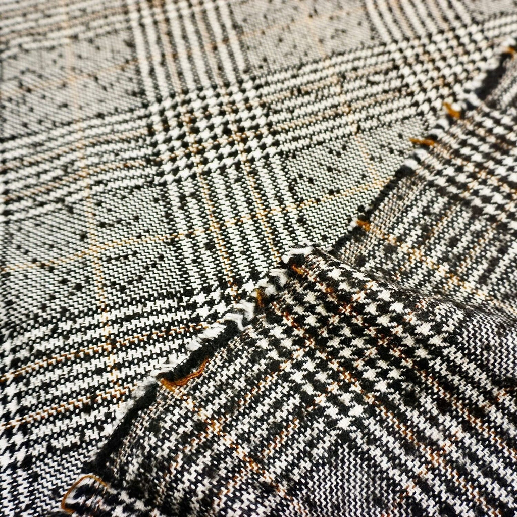 Classic houndstooth plaid coating fabric - Last 125cm