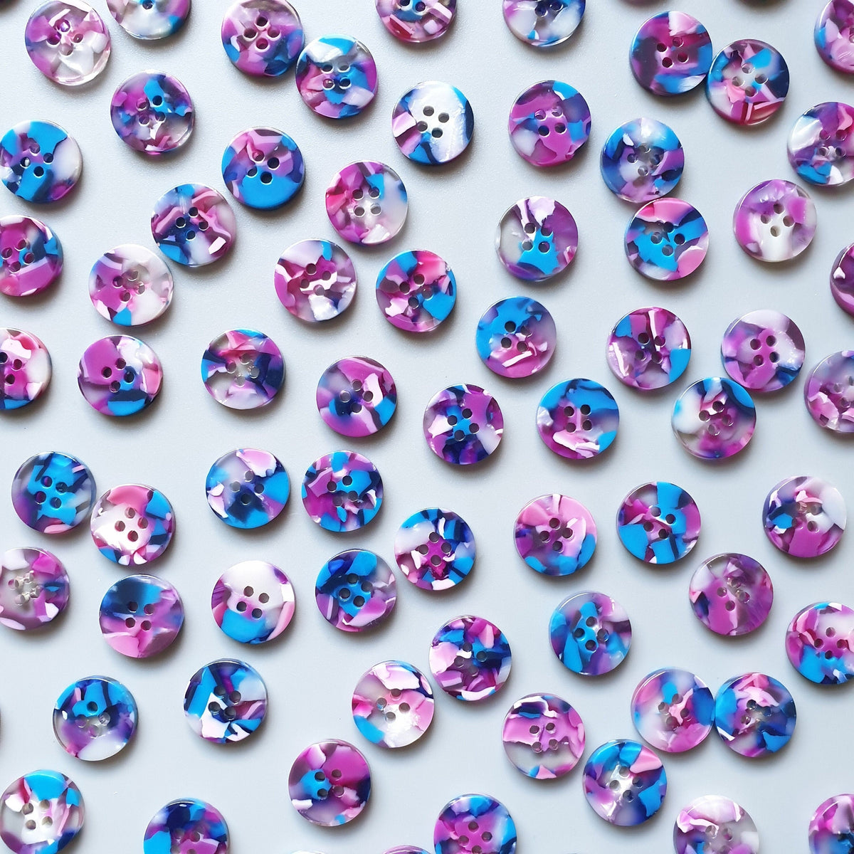 Lucid button set (10mm, 15mm, 20mm, 25mm)