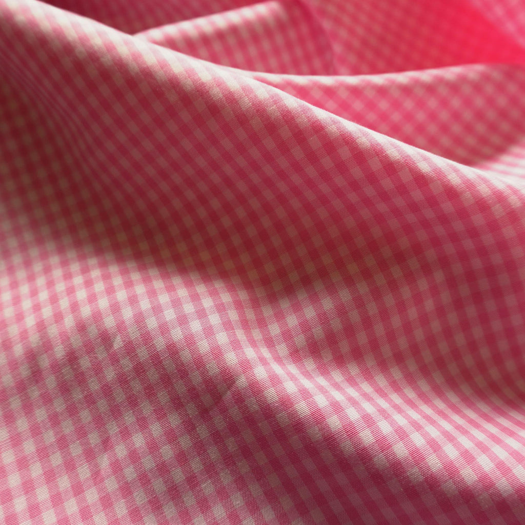 Lyocell Viscose gingham - pink