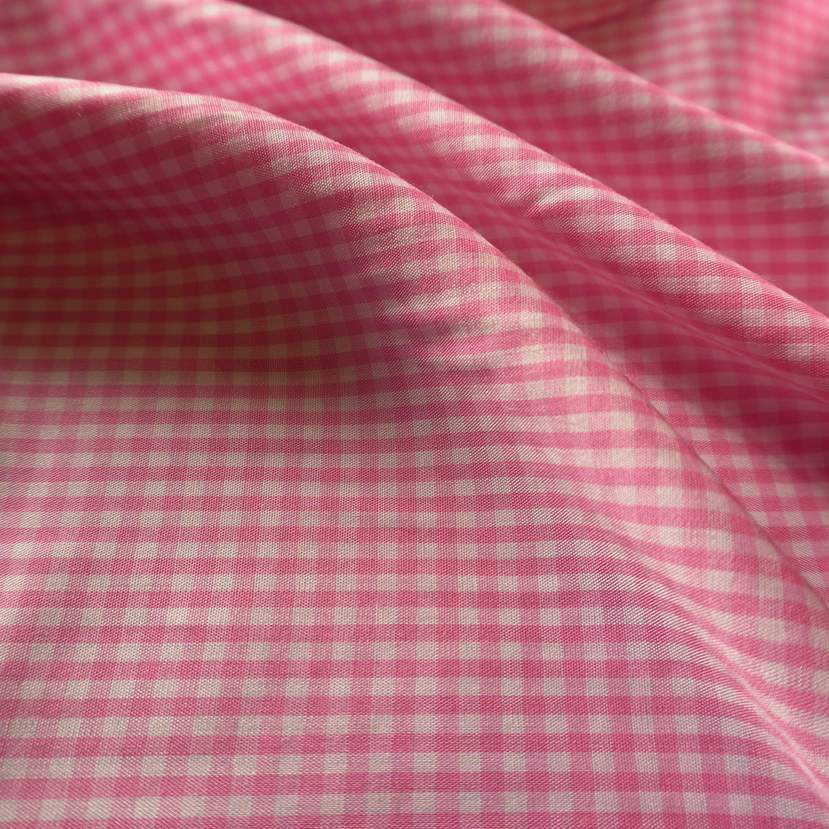 Lyocell Viscose gingham - pink