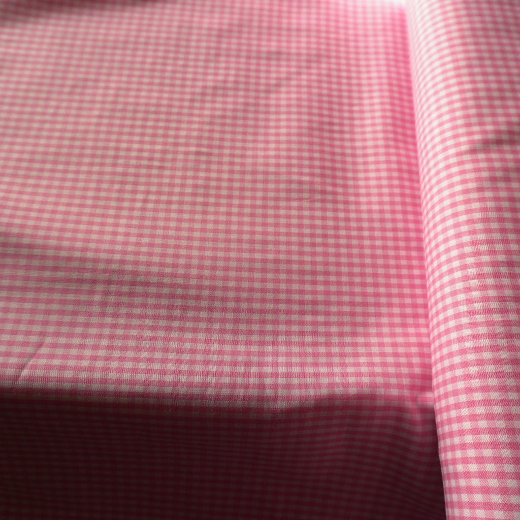 Lyocell Viscose gingham - pink