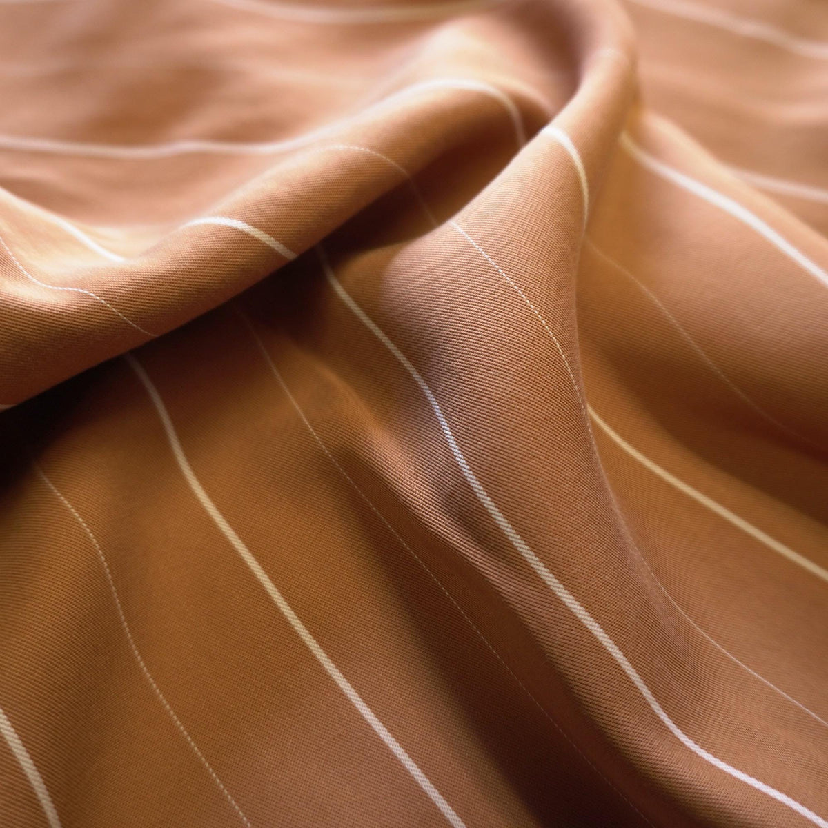 Lyocell pin stripe - Apricot