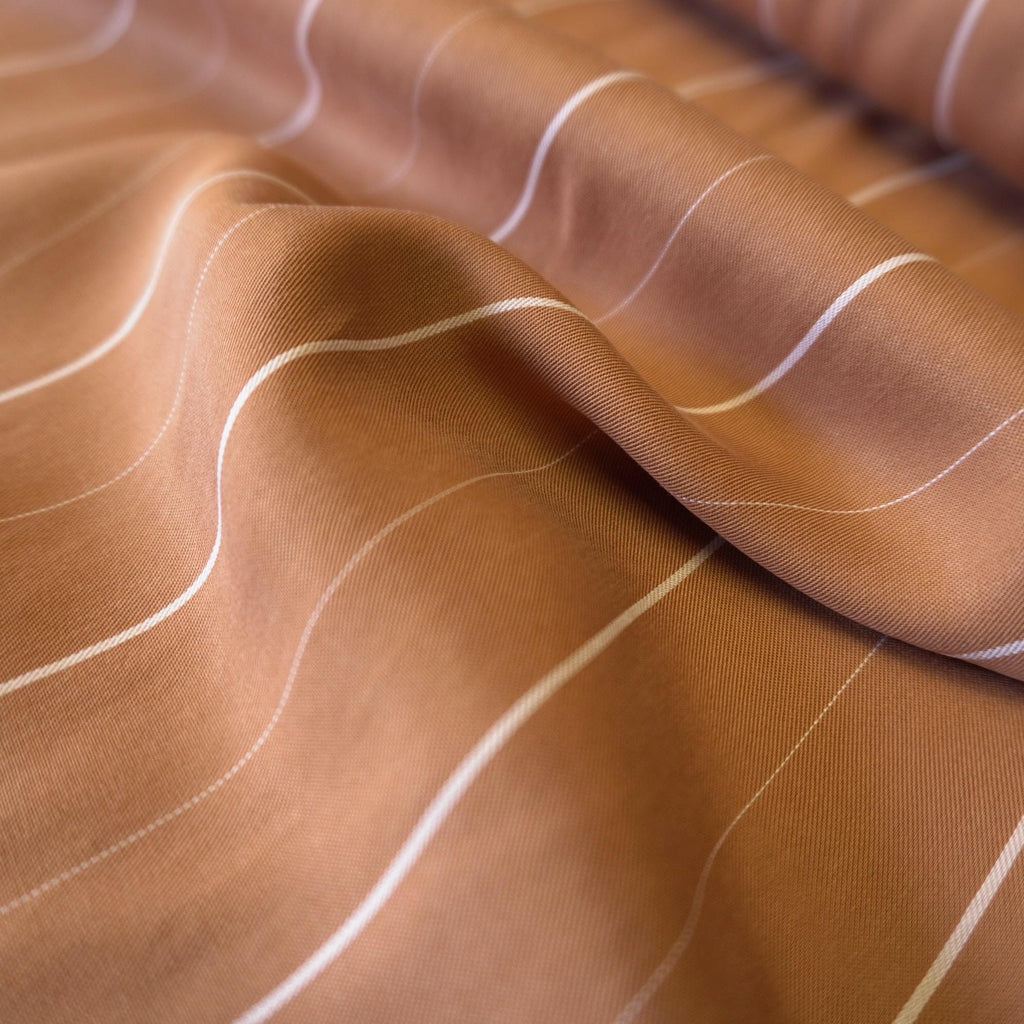 Lyocell pin stripe - Apricot
