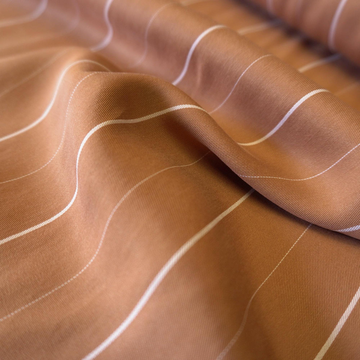 Lyocell pin stripe - Apricot