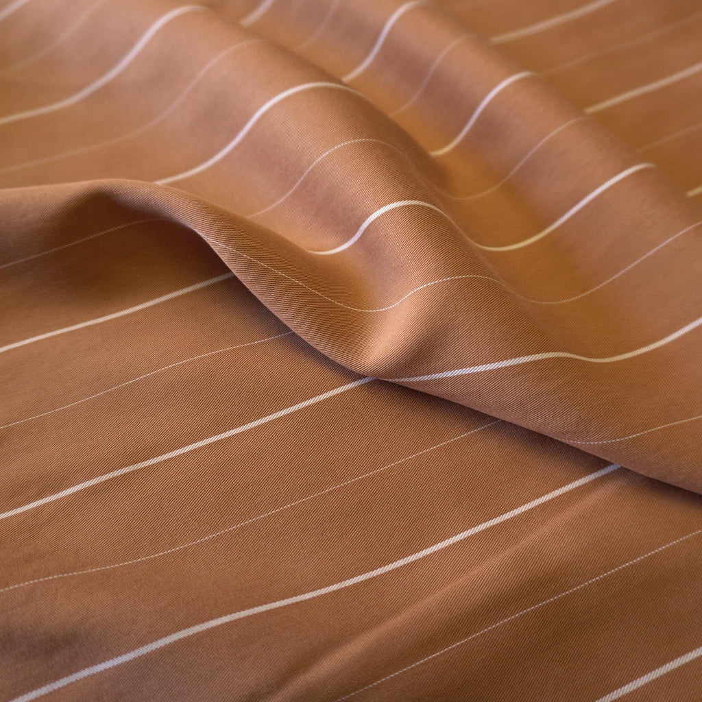 Lyocell pin stripe - Apricot