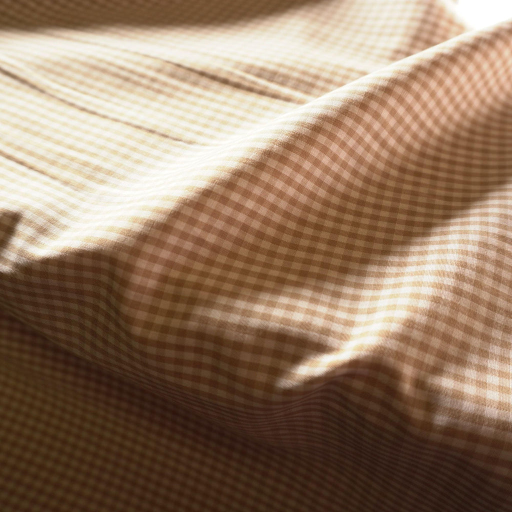 Lyocell Viscose gingham - Beige