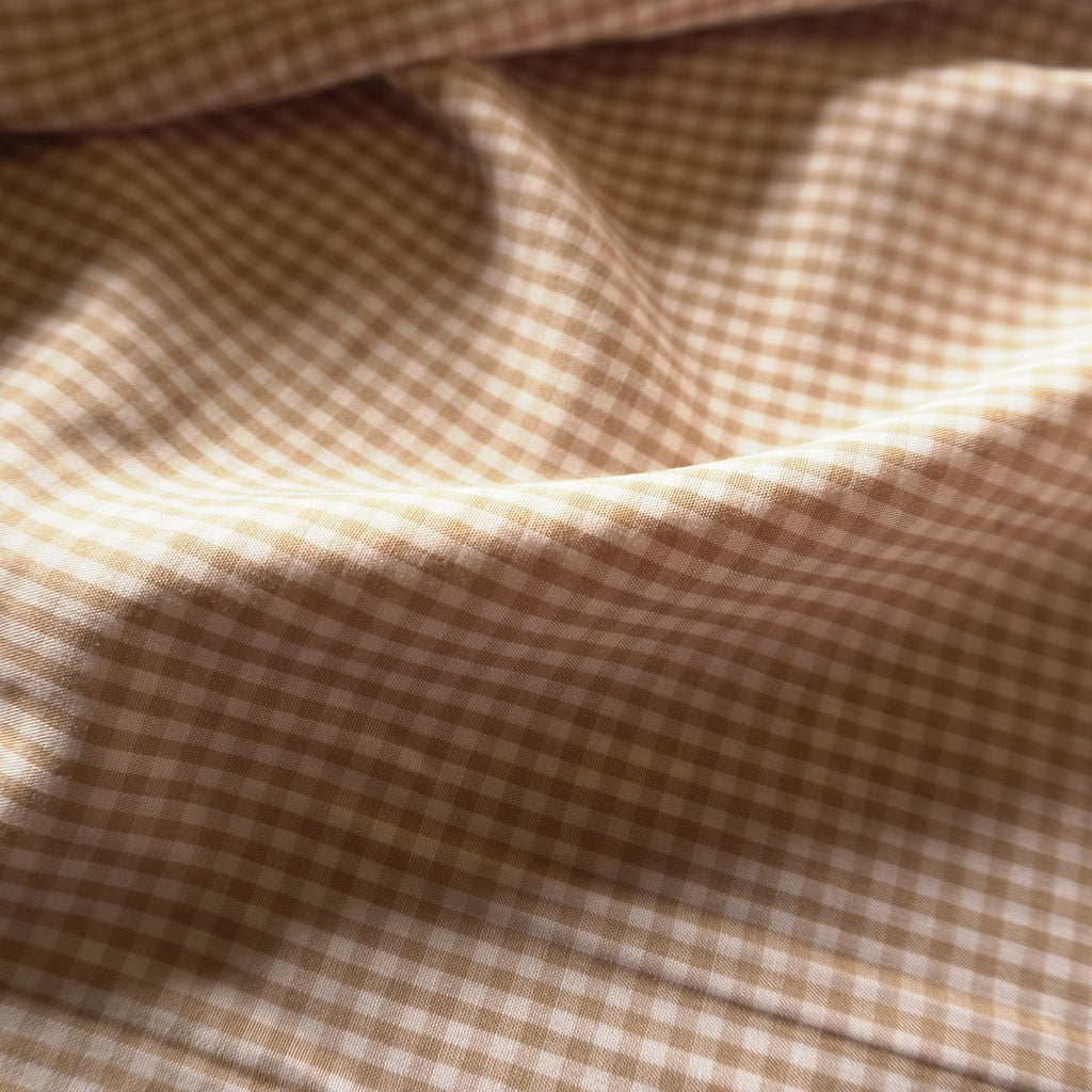 Lyocell Viscose gingham - Beige