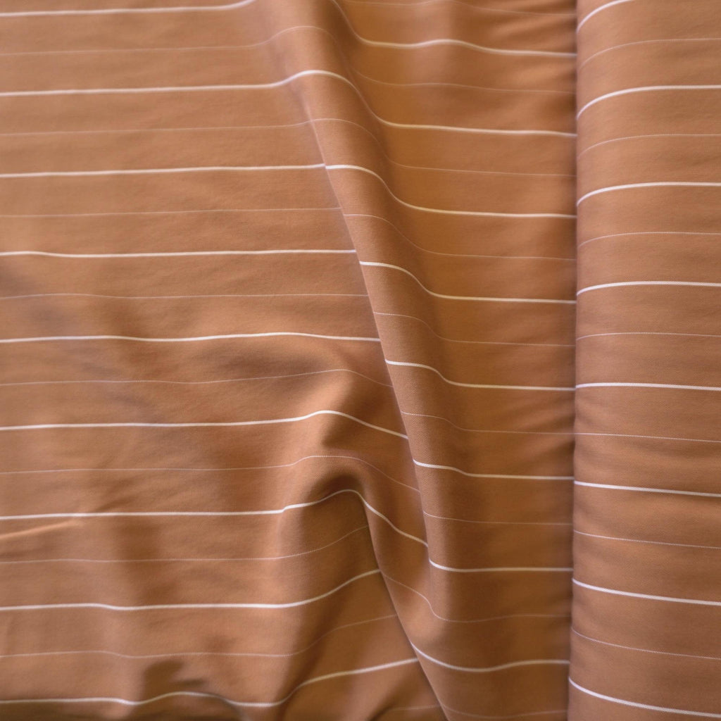 Lyocell pin stripe - Apricot