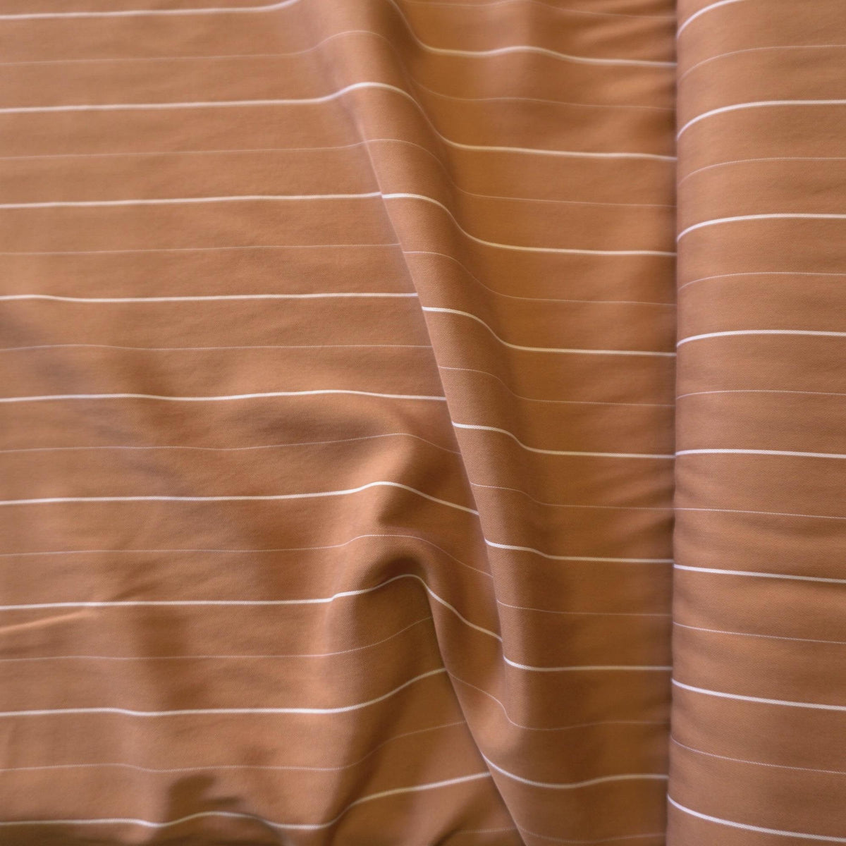 Lyocell pin stripe - Apricot