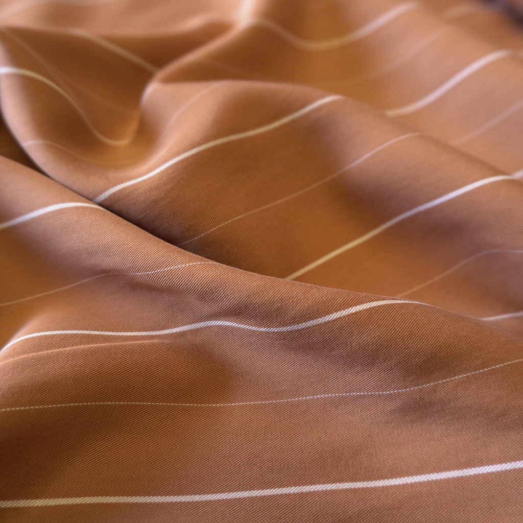Lyocell pin stripe - Apricot