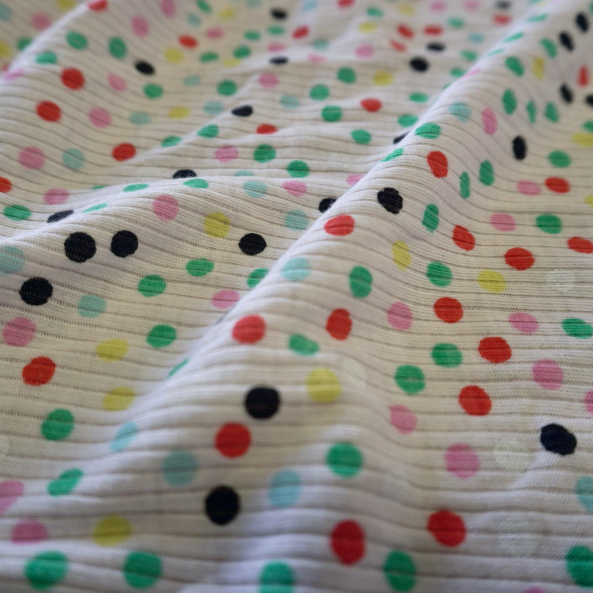 Rainbow Confetti Rib Knit Jersey – Legging & kids cloth