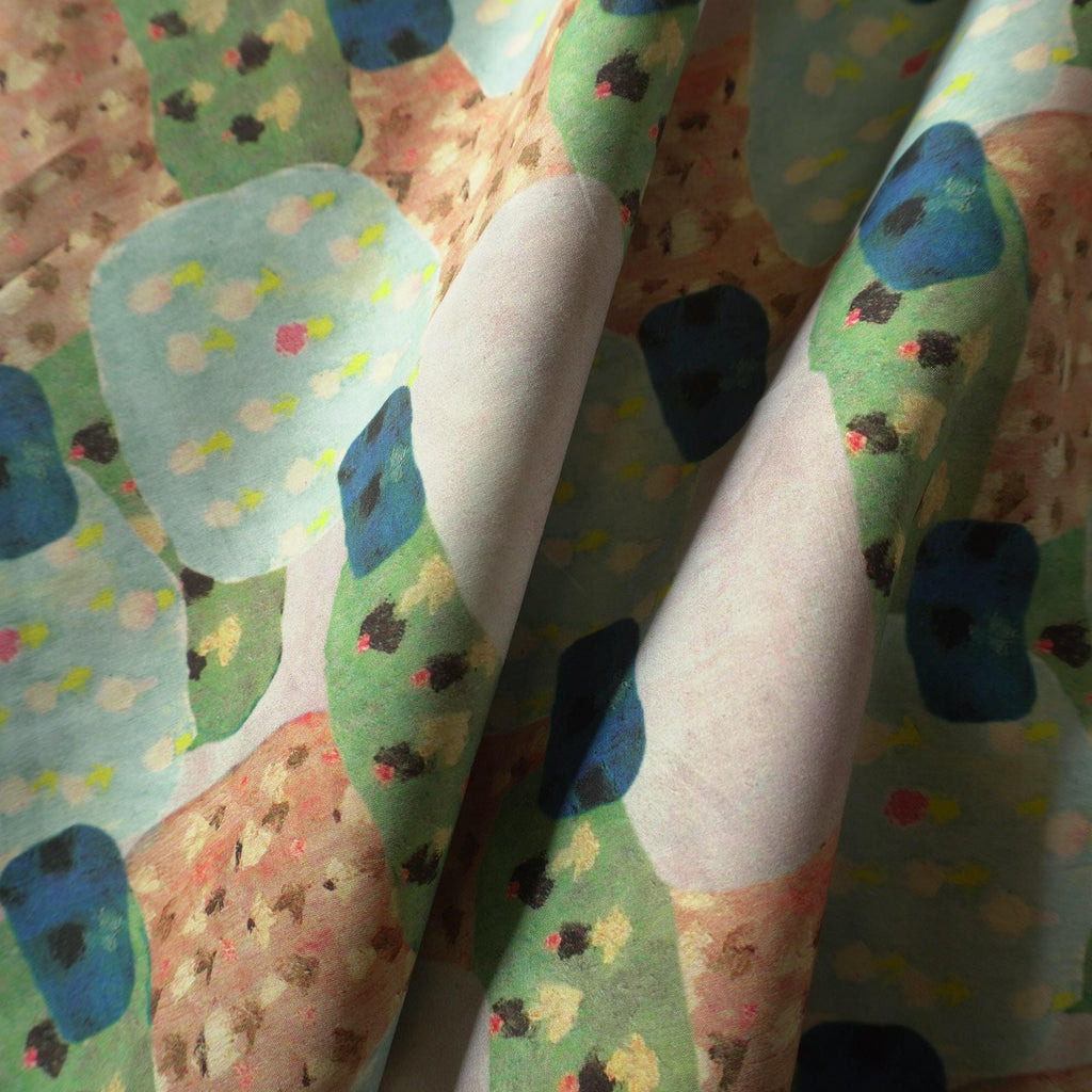 Blockscape – Cotton Poplin in Playful Colours