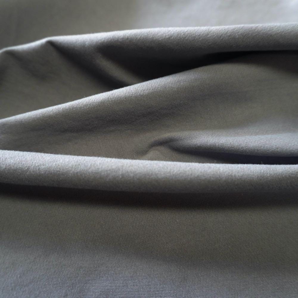 Heavy Weight Stretchy Lyocell Cotton Twill - Grey