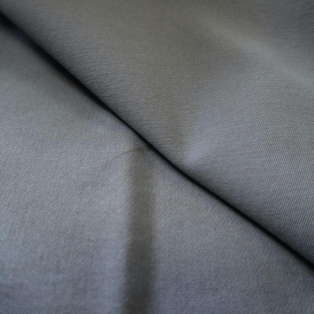Heavy Weight Stretchy Lyocell Cotton Twill - Grey